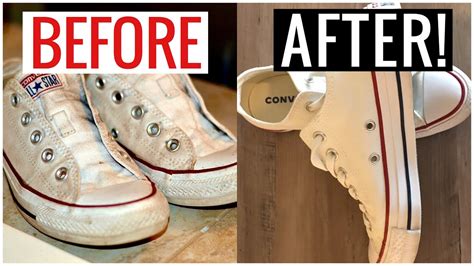 how to clean white converse fabric